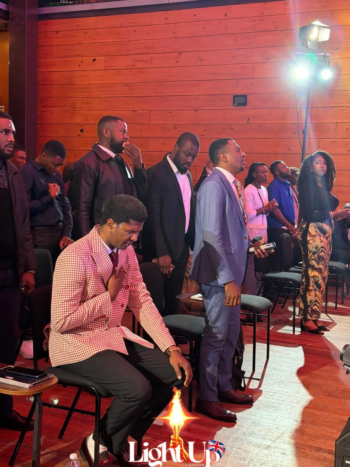 Prayer during an Ambassadors Word United Kingdom gathering